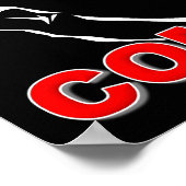 手と手の戦い祈りの言葉サインのポスターChristian ポスター (角)