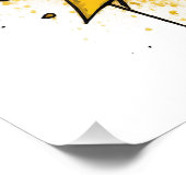 手と翼 – はっきりしたと表現芸術ポップ・アートの ポスター (コーナー)