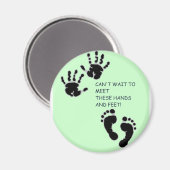 手と足緑 マグネット (正面/裏面)