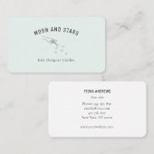 手にはモダン魔法の杖と星が生えていた。 名刺 (正面/裏面)