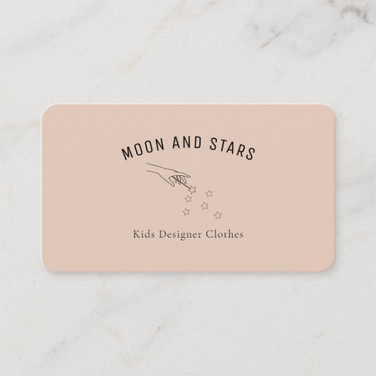 手にはモダン魔法の杖と星が生えていた。 名刺 (正面)