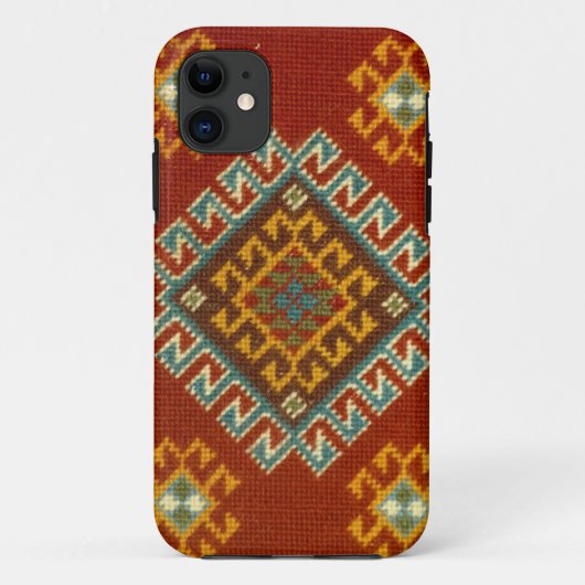 手によってステッチされる東洋のカーペット Case-Mate iPhoneケース (裏面)