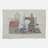 手によって動力を与えられるミシン キッチンタオル (横)