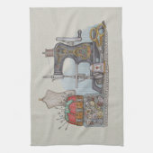 手によって動力を与えられるミシン キッチンタオル (縦)