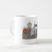 手によって動力を与えられるミシン コーヒーマグカップ (正面左)