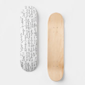 手によって書かれる数学の同等化// スケートボード (正面)