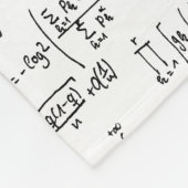 手によって書かれる数学の同等化// フリースブランケット (角)