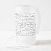 手によって書かれる数学の同等化// フロストグラスビールジョッキ (正面右)