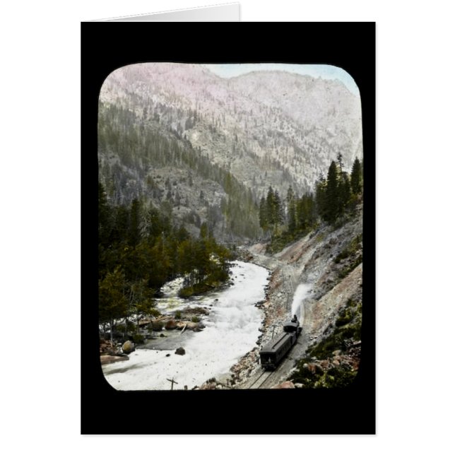 手によって着色される列車Offcial Photographe (正面)