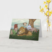 手によって編まれる温和な王国カード カード (黄色い花)