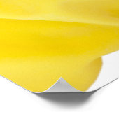 手にイエローラテックス手袋 ポスター (角)