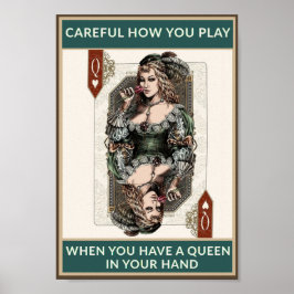 手にクイーン ポスター