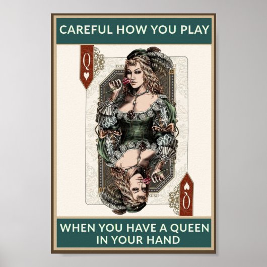 手にクイーン ポスター (正面)