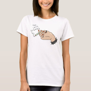 手にタバコアンチ – バレンタイン Tシャツ
