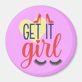 手に入れて！女性のエンパワーメント マグネット