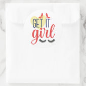 手に入れて！女性のエンパワーメント ラウンドシール (バッグ)