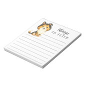 手に取るべき雑多なコリー ノートパッド (回転)