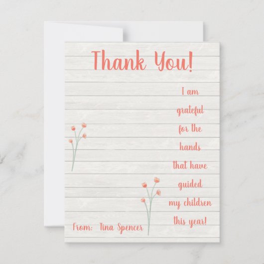 手に感謝して、手を洗うギフトカード 招待状 (正面)