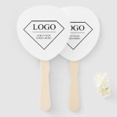 手に持ち運べるハンドファン独自の作成 ハンドファン (正面&裏面)