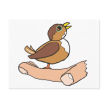 手に持った鳥