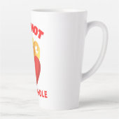 手に負えない カフェラテマグ (右)