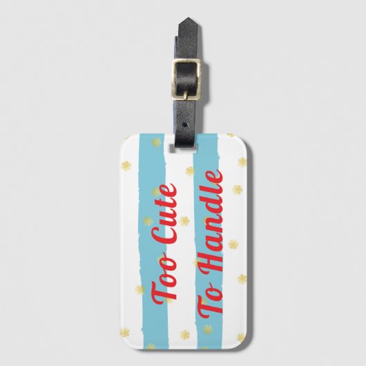 手に負えない ラゲッジタグ (正面縦)