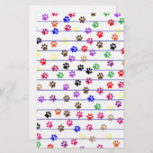 手のひな形 便箋 (正面/裏面)