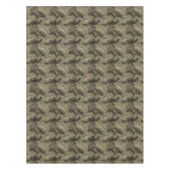 手のひらきらめく葉のパターン金ゴールドID831 テーブルクロス (正面)