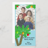 手のひらすてきの木/フォトグリーティングカード シーズンカード (正面/裏面)