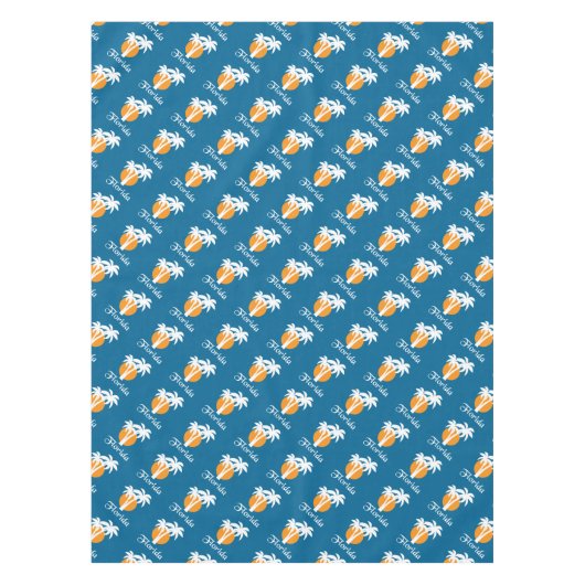 手のひらとオレンジサン テーブルクロス (正面)