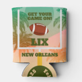 手のひらとサッカーのアップライツの試合日 缶クーラー (裏面)