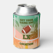 手のひらとサッカーのアップライツの試合日 缶クーラー (缶正面)