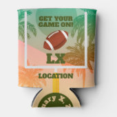 手のひらとサッカーのアップライツの試合日 缶クーラー (正面)