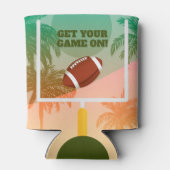 手のひらとサッカーのアップライツの試合日 缶クーラー (裏面)