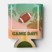 手のひらとサッカーの大権 缶クーラー (正面)