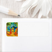 手のひらとサーフェス戻りラベル ラベル (インサイチュ)