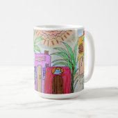 手のひらと小屋 コーヒーマグカップ (正面右)