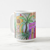 手のひらと小屋 コーヒーマグカップ (正面左)