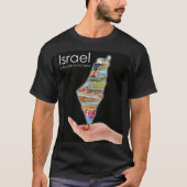 手のひらのイスラエル Tシャツ (正面)