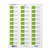 手のひらのパターン ラベル (フルシート)