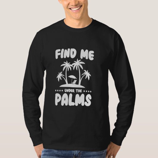 手のひらの下で私を見つける Tシャツ (正面)