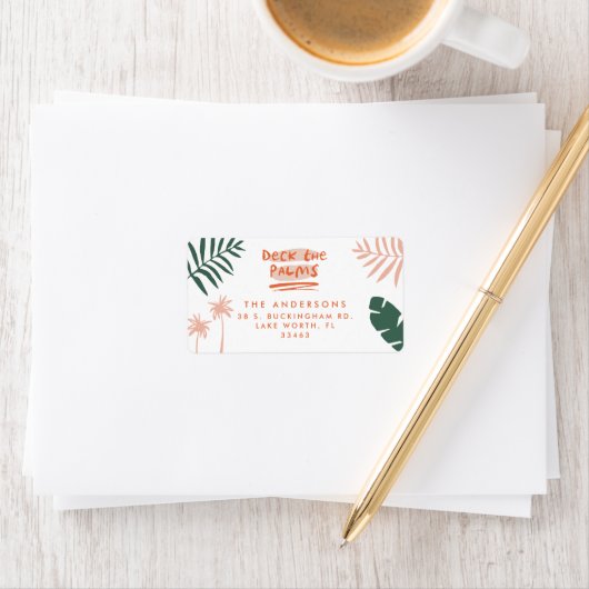 手のひらの明るいクリスマスを飾る ラベル (インサイチュ)