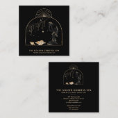 *~*手のひらの月星黄金の女神の海の貝のつぼ スクエア名刺 (正面/裏面)