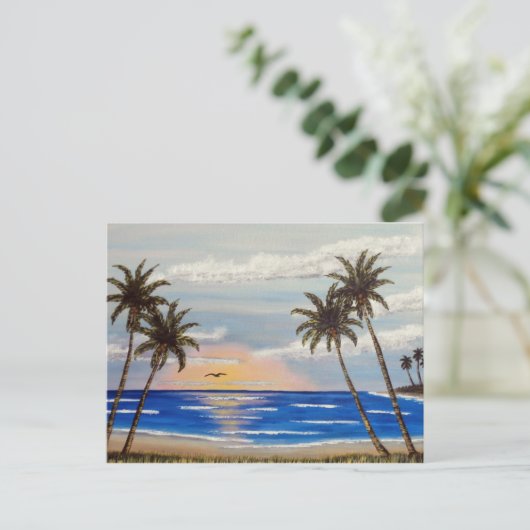 手のひらの束 ポストカード (スタンド正面)