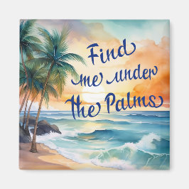 手のひらの磁石の下で私を見つける マグネット