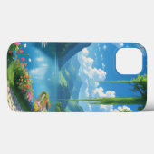 手のひらの自然の穏やかさ、常にあなたと平和 Case-Mate iPhoneケース (裏面 (横))