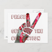 手のひらサイン ポストカード (正面/裏面)