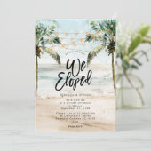 手のひらビーチ我々は我々が駆け落ちした招待の結び目を結んだ 招待状 (スタンド正面)