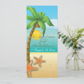 手のひらビーチ結婚式式プログラム プログラム (スタンド正面)