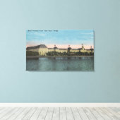 手のひらビーチ, FL - Ext.View of 王室の Poinciana キャンバスプリント (インサイチュ (ウッドフロア))